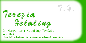 terezia helmling business card
